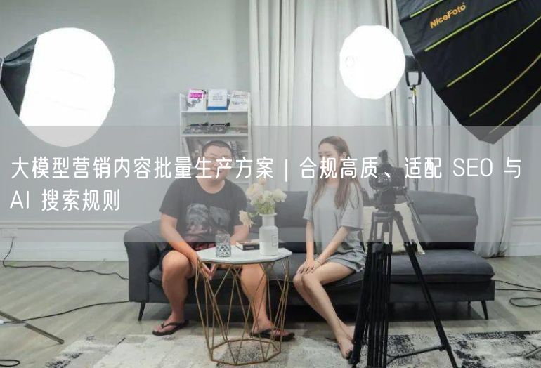 大模型营销：合规高质内容批量生产，适配SEO与AI规则