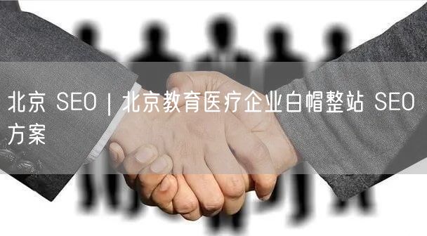 北京教育医疗企业：白帽SEO整站优化提升排名方案
