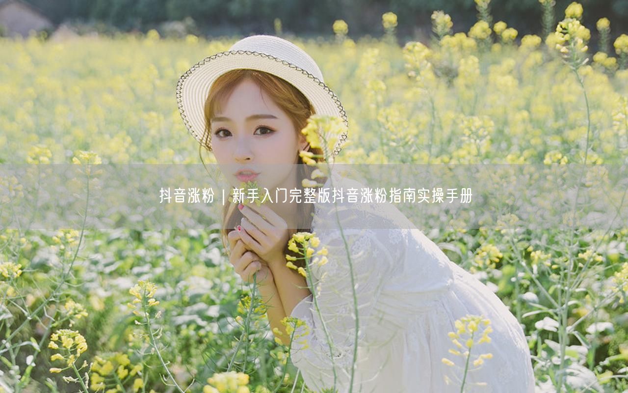 新手入门必看！抖音涨粉实操指南与技巧分享
