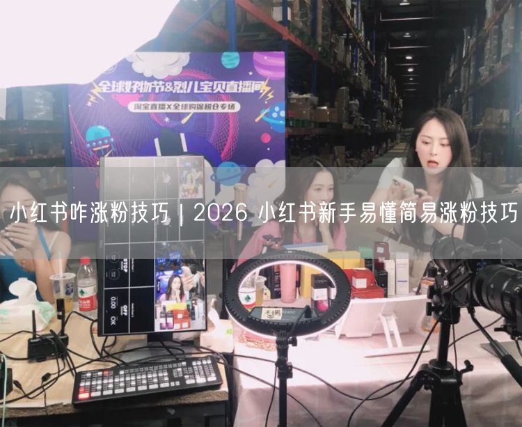2026小红书新手涨粉全攻略：定位+技巧轻松吸粉