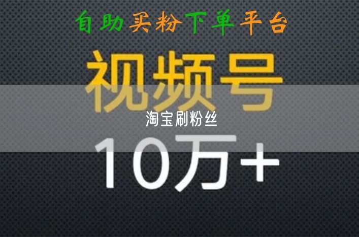 淘宝刷粉丝