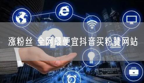 涨粉丝 全网最便宜抖音买粉赞网站