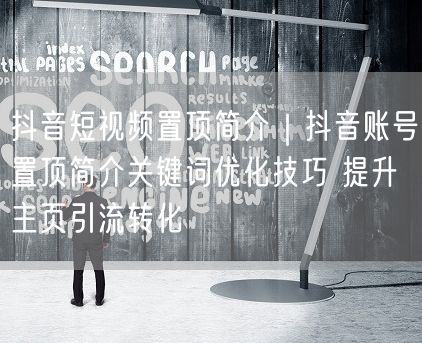 抖音短视频置顶简介｜抖音账号置顶简介关键词优化技巧 提升主页引流转化
