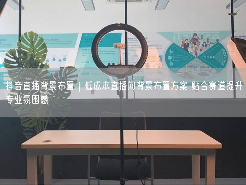 抖音直播背景布置｜低成本直播间背景布置方案 贴合赛道提升专业氛围感