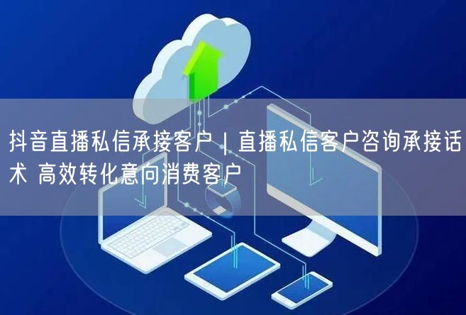 抖音直播私信承接客户｜直播私信客户咨询承接话术 高效转化意向消费客户