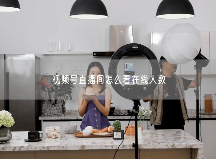 视频号直播间怎么看在线人数