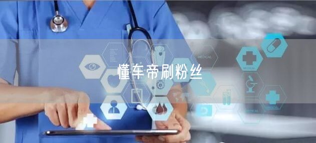 懂车帝刷粉丝