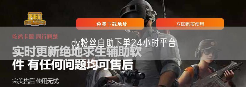 dy粉丝自助下单24小时平台