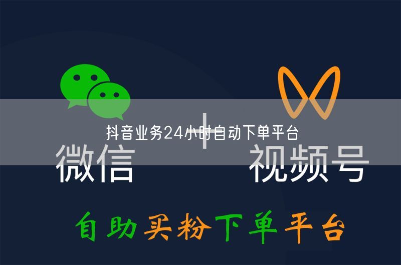 抖音业务24小时自动下单平台