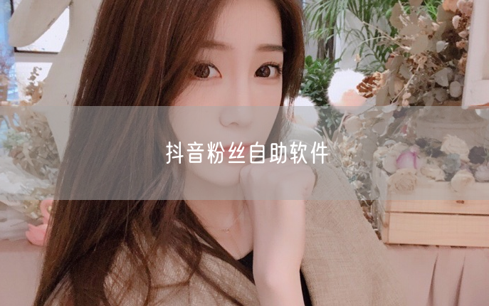 抖音粉丝自助软件