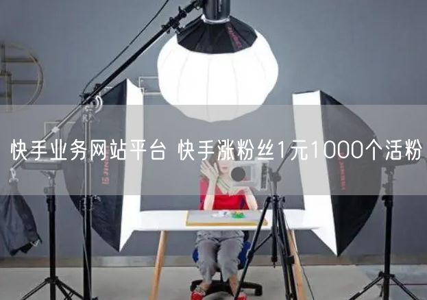 快手业务网站平台 快手涨粉丝1元1000个活粉