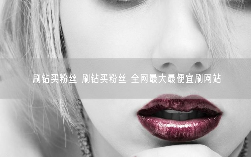 刷钻买粉丝 刷钻买粉丝 全网最大最便宜刷网站