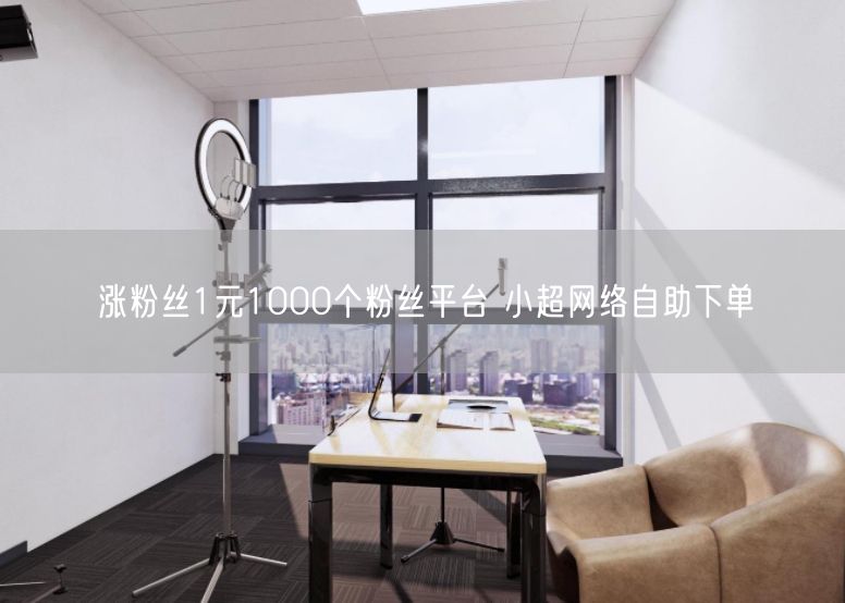 涨粉丝1元1000个粉丝平台 小超网络自助下单