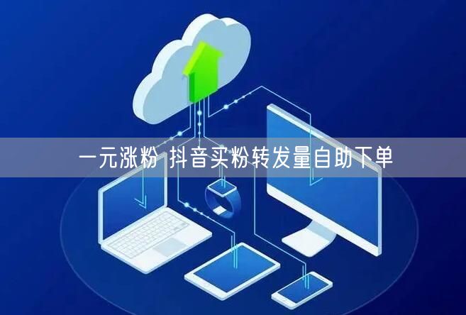 一元涨粉 抖音买粉转发量自助下单