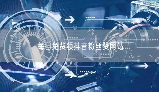 每日免费领抖音粉丝赞网站
