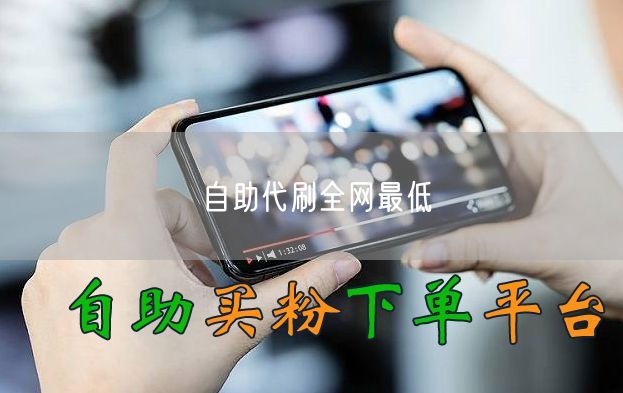 自助代刷全网最低