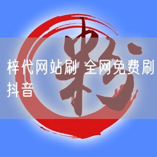 梓代网站刷 全网免费刷抖音