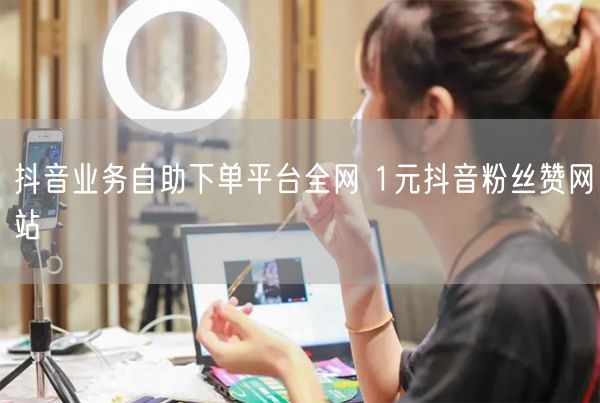 抖音业务自助下单平台全网 1元抖音粉丝赞网站