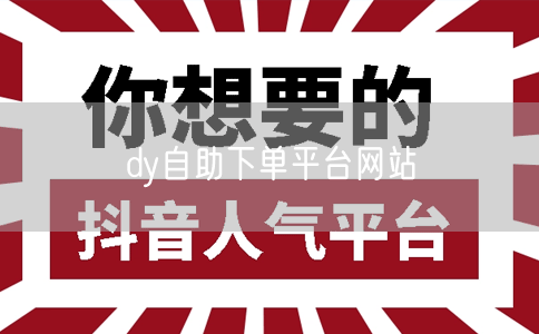dy自助下单平台网站