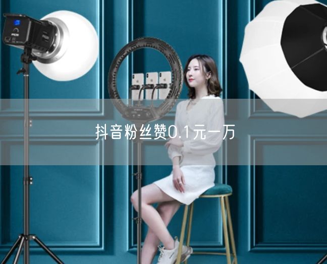 抖音粉丝赞0.1元一万