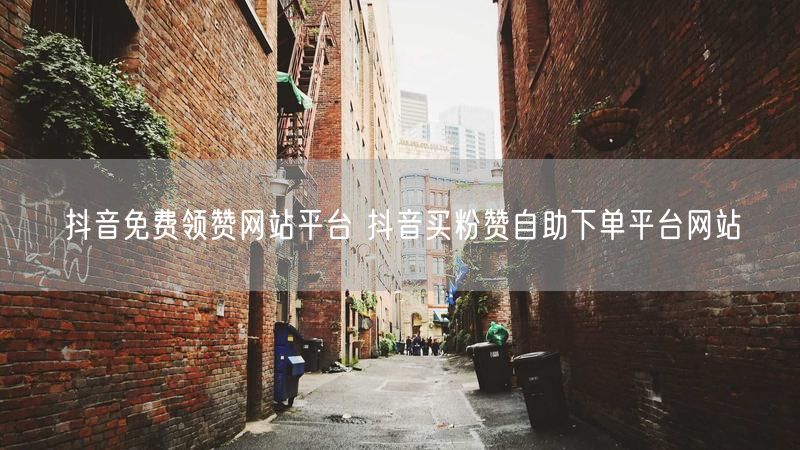 抖音免费领赞网站平台 抖音买粉赞自助下单平台网站