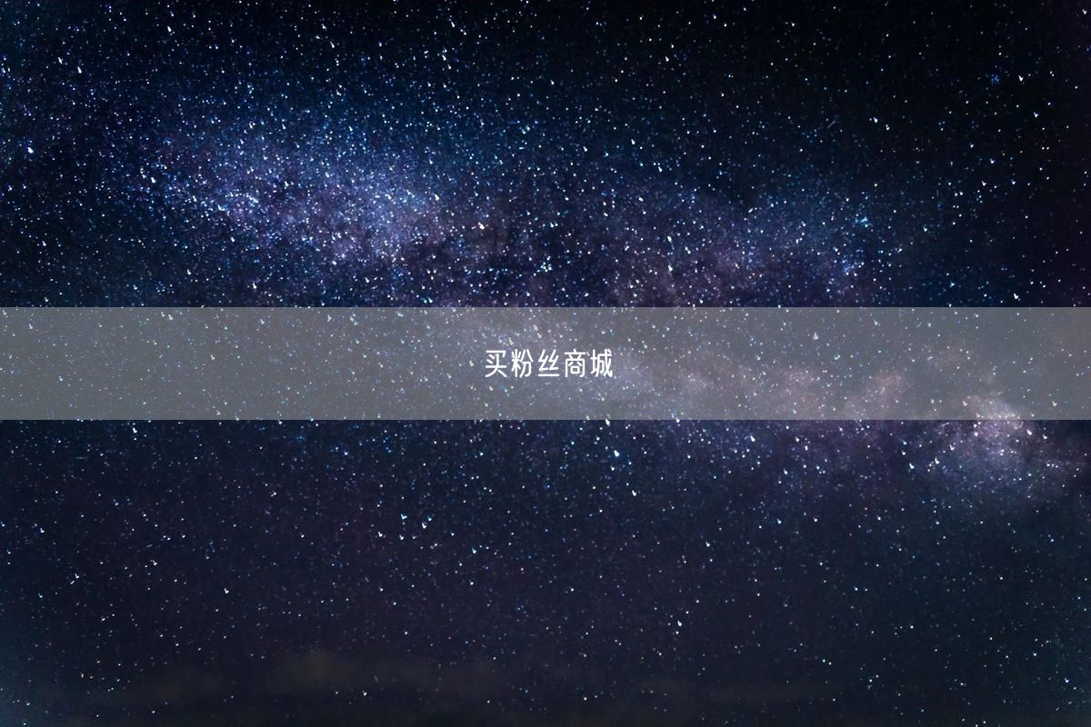 买粉丝商城