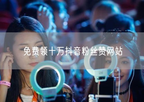 免费领十万抖音粉丝赞网站