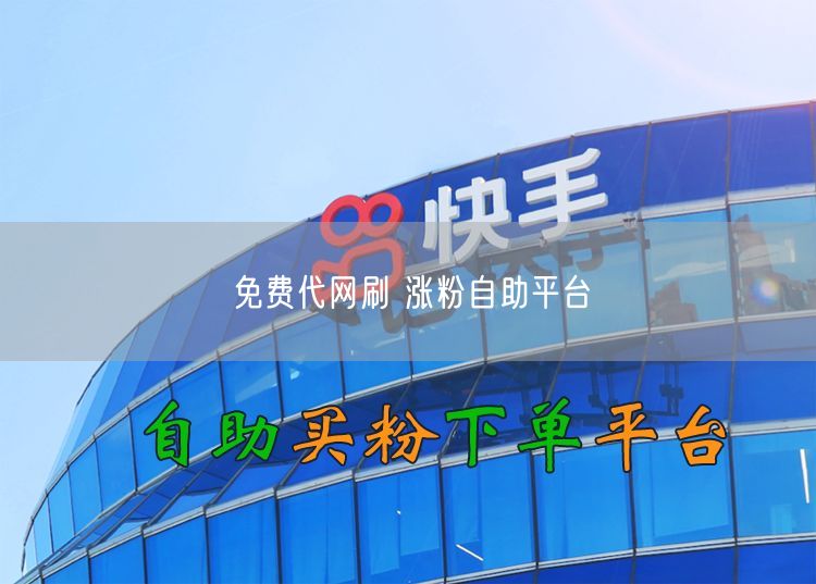 免费代网刷 涨粉自助平台