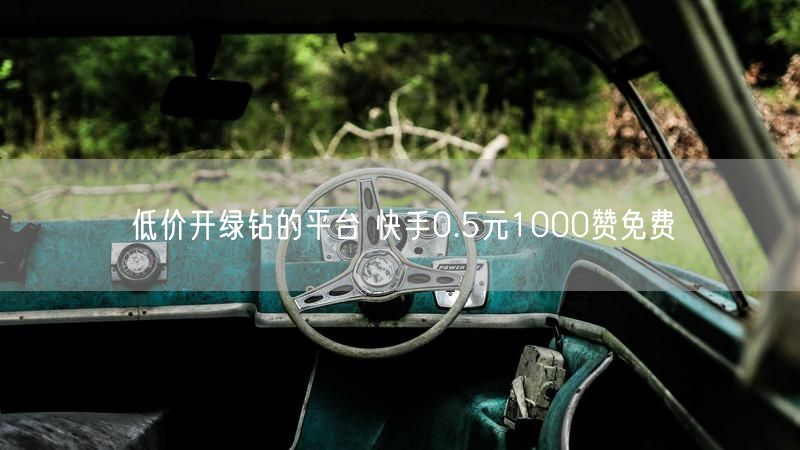 低价开绿钻的平台 快手0.5元1000赞免费