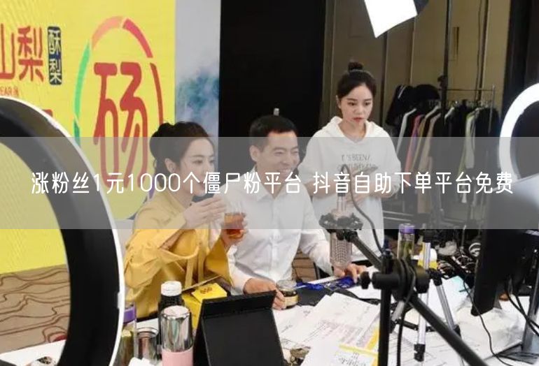 涨粉丝1元1000个僵尸粉平台 抖音自助下单平台免费