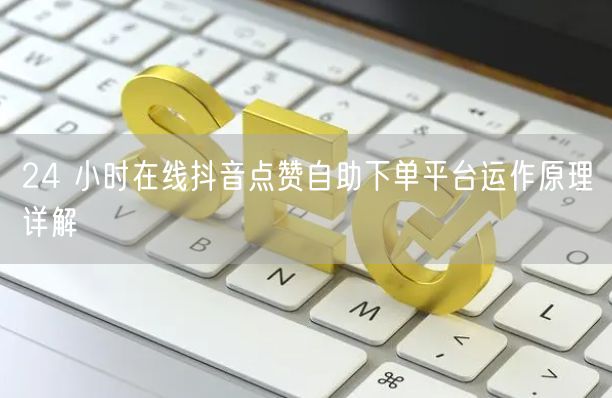 24 小时在线抖音点赞自助下单平台运作原理详解